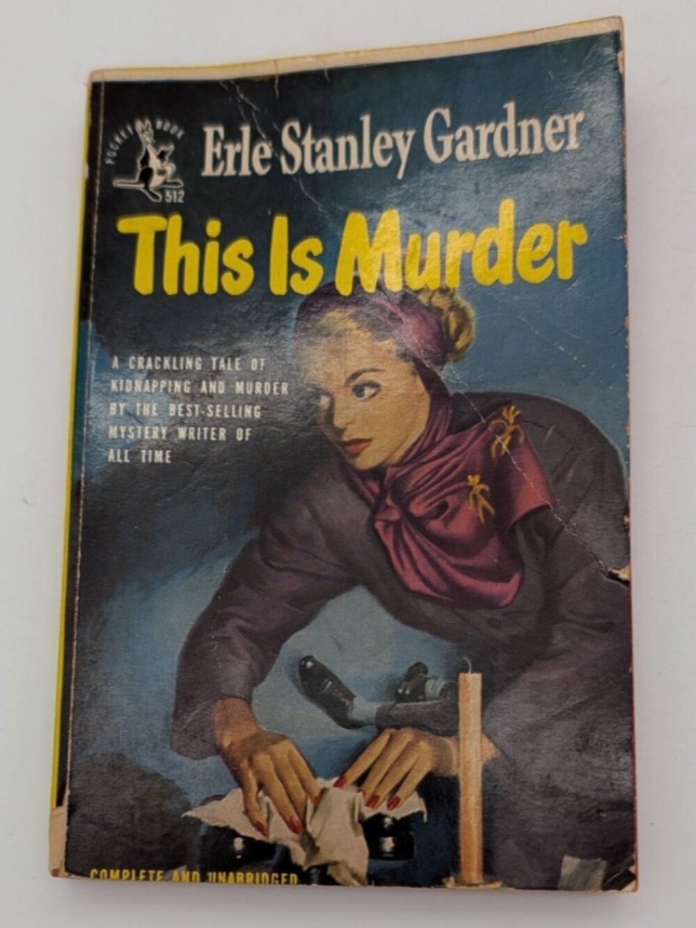 THIS IS MURDER ERLE STANLEY GARDNER COLLECTIBLE POCKET BOOKS MYSTERY NOVEL